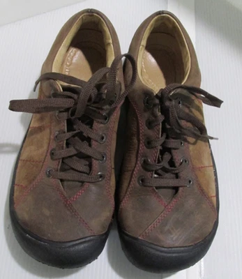 Keen Womens Size 8 Presidio Shoes Casual Oxfords Brown Leather Hiking - Image 1 of 4