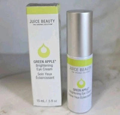 💚 JUICE BEAUTY ~ GREEN APPLE BRIGHTENING EYE CREAM ~ FULL SIZE 0.5 OZ NEW BOXED - Image 1 of 4