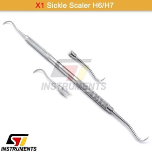 Zahnsonde Sichel Scaler H6/H7 PERODONTIK ZAHNÄRZTLICHE HANDINSTRUMENTE ZAHNARZT - Bild 1 von 4