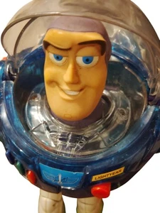 Buzz Lightyear Talking 12" Figure Toy Story Ltd Edition Transparent Blue Chest - Picture 1 of 5