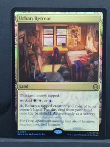 MTG Urban Retreat 0283 Extended Art FOIL Rare Universes Beyond SPM Spider-Man - Bild 1 von 6