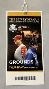 Biglietto Ryder Cup Grounds 2012 - Merchandising da collezione Medinah Golf. - Foto 1 di 4