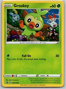 Grookey - SWSH070 SWSH: Sword & Shield Promo Cards NM - Picture 1 of 2