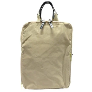 Acegene Ace.Gene Srifam Backpack Business Bag A4 PC Storage Beige Men's - Picture 1 of 8