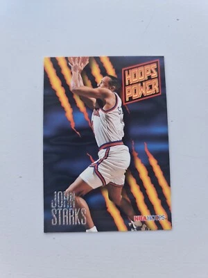 1994-95 Hoops Power Ratings New York Knicks cartão de basquete #PR36 John Starks - Imagem 1 de 2