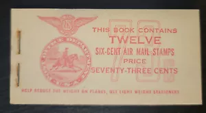 Scott #BKC3 6¢ Transport Booklet of 12 Stamps - MNH #3 - Picture 1 of 7