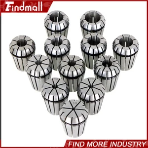 Findmall 12Pcs ER25 1/8"-5/8" Spring Collet Set for Engraving Milling Lathe Tool - Picture 1 of 23