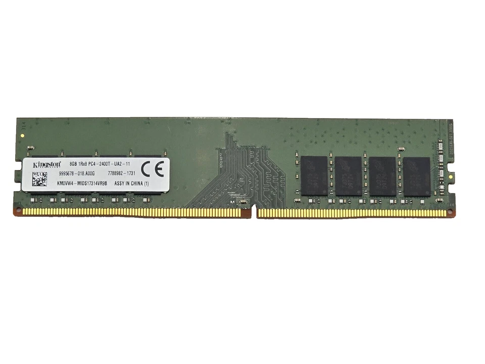 Kingston 8GB DDR4 2400MHz PC4-2400T RAM - KM0VW4 - Desktop - Image 1 of 1