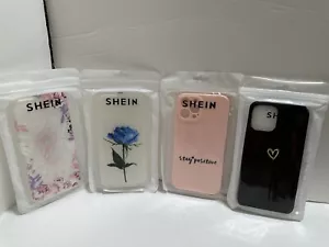 Lot Of 4 SHEIN Brand New iPhone 12 Pro Max Cases. SOFT CASES - Picture 1 of 15
