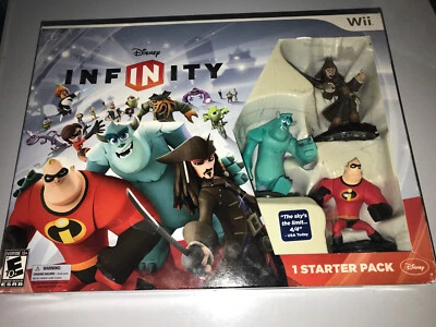 Disney Infinity (1.0) Starter Pack Nintendo Wii New Slightly Damaged Box - Image 1 of 4