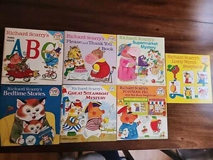 Richard Scarry Childrens Books Lot - Picture 1 of 16