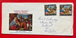 New Zealand FDC - 1963 - Season's Greetings - The Holy Family - Picture 1 of 2