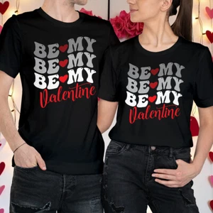 Paar Valentinstag Outfit Ideen Be My Valentine passendes T-Shirt #VD - Bild 1 von 32