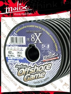 Trecciato PE Molix Super Offshore Game 8X braid multifibra mt 100 - Foto 1 di 1