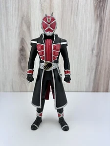 Modellino Bandai Masked Kamen Rider Wizard Flame Style 9,5" in vinile Giappone 2012 - Foto 1 di 5