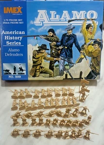 IMEX 509 MODELS Figures 1/72 Alamo Texan Defenders Mint Condition Complete - Picture 1 of 4