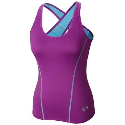 Nueva camiseta sin mangas para mujer Mountain Hardwear "Mighty Power Cooler" Cool.Q ZERO Foto 1 de 3