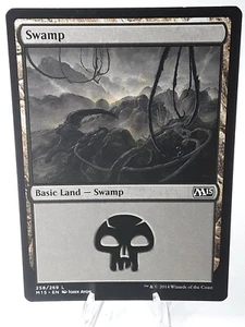 MTG - M15 - Swamp - #258 - Lightly Played - Picture 1 of 5