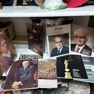 VTG 1970s Era Lot Of 9 Ensign Magazines Mormon LDS Special Editions. In Memoriam - Picture 1 of 12