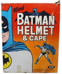 CASCO Y CAPA OFICIAL BATMAN DE COLECCIÓN (1966) IDEAL ¡¡Completo CON CAJA ORIGINAL!!¡! - Imagen 1 de 12