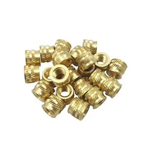 Qty 20 M5 5mm M5-0.8 Brass Threaded Heat Set Inserts 3D Printing Screws Metal - Picture 1 of 9