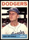 1964 TOPPS DON DRYSDALE LOS ANGELES DODGERS #120  VG-EX+ X3081
