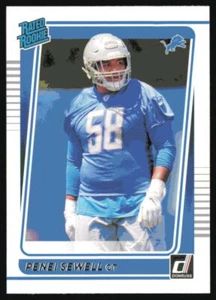 2021 Donruss #328 RC Penei Sewell Detroit Lions - Picture 1 of 2