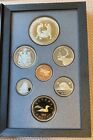 1988 Royal Canadian Mint Double Dollar Proof Coin Set with Shadowbox Case