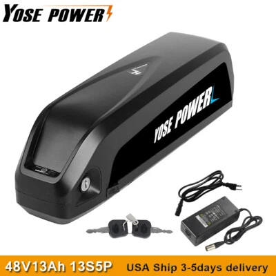 YOSE POWER 48V 1000W Hailong Battery Electric Bike Battery 48V Ebike Battery with Charger