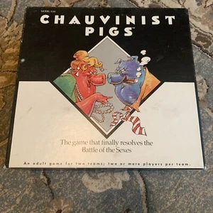 Vintage Chauvinist Pigs Board Game by Tiger - 1991 Edition - Complete - - Picture 1 of 7