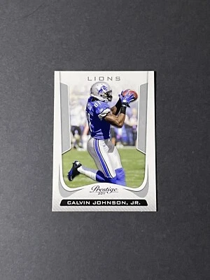 2011 Panini Prestige Calvin Johnson Card #65 - Detroit Lions (1) - Image 1 of 2