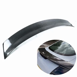 Real Carbon Fiber Rear Trunk Spoiler Wing For Audi TT TTS Sline Mk2 8J 2008-2014 - Picture 1 of 8