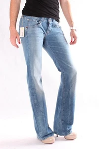 NUOVO JEANS DONNA REPLAY WV531 211 529 009 Swenfani, denim, blu - Foto 1 di 5