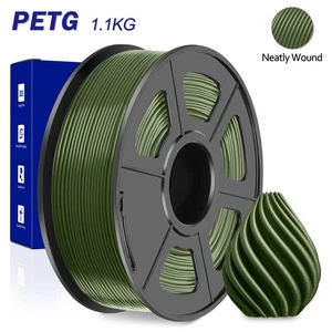 JAYO 1.1KG PETG Oliver Green 3D Filament 1.75mm Toughness Enhanced Bubble-Free - Picture 1 of 8