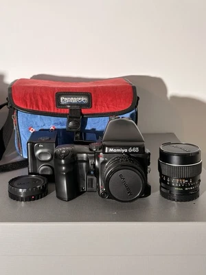 Cámara fotográfica SLR de formato medio (120 mm) Mamiya 645 Pro TL 80 mm 2,8 + 45 mm 2,8 Foto 1 de 4