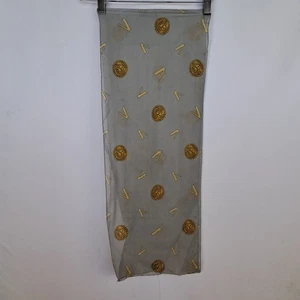 Foulard Versace colore grigio misure 135x26cm donna - Imagen 1 de 11