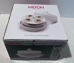 Milton Microwace Idli Maker & Steamer Makes 12 Idlis Used Once - Picture 1 of 7