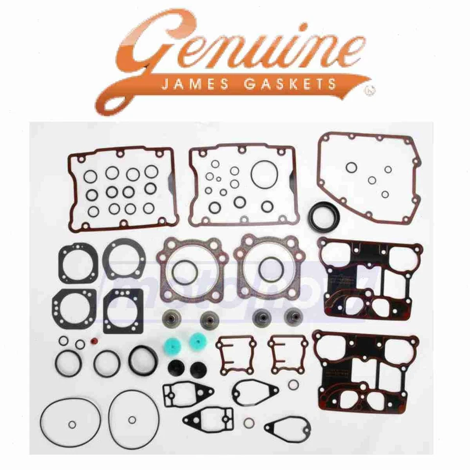James Gasket Complete Motor Gasket Set for 2005-2006 Harley Davidson FLHRCI uh Foto 1 de 4