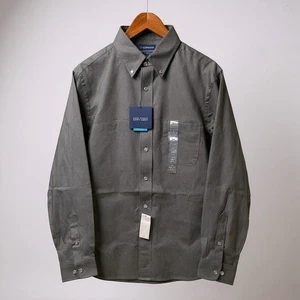 Croft & Barrow Mens Classic Fit Long Sleeve Dress Shirt M 15.5-16 34/35 Gray - Picture 1 of 7