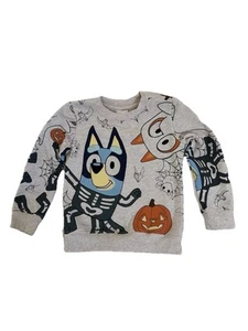 Toddler Bluey Halloween Sweatshirt, Size 4T - Picture 1 of 3