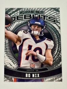 2024 Topps Finest - Bo Nix - Finest Debuts (RC) - Picture 1 of 2