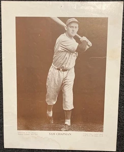 M114 BASEBALL MAGAZINE PREMIUM 1941 SAM CHAPMAN!! RARE, GREAT ITEM!!! - Picture 1 of 1