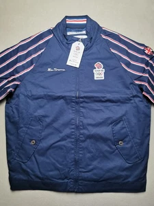 Giacca BEN SHERMAN donna taglia 12R Team GB 2020 Tokyo Harrington nuova con etichette edizione squadra - Foto 1 di 23