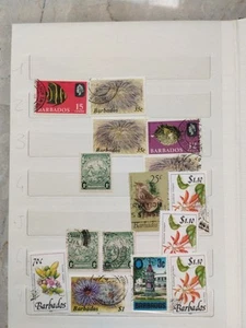Briefmarken Sammlung Lot Amerika Karibik Barbados FREE Shipping #5 - Bild 1 von 1