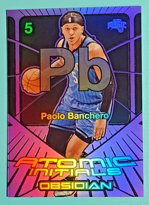 2024-25 Obsidian Paolo Banchero Atomic Initials Electric Etch Purple SP #33/75 - Picture 1 of 3