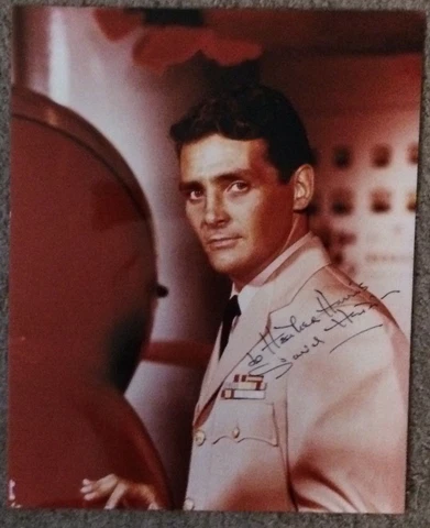 Signed Photo of David Hedison & Lillian Gish Promo Card & Edith Fellows Auto Cover