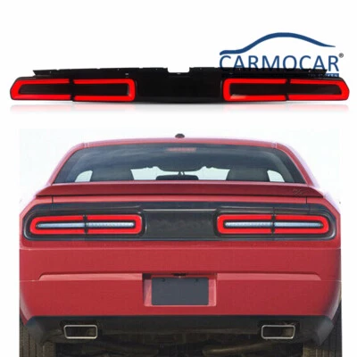 Luces traseras LED rojas humo lámpara para Dodge Challenger indicador secuencial 08-14 Foto 1 de 4