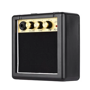 Portable Electric Guitar Amp Combo 3W Guitar Amplifier Volume Tone Control C6I4 - Picture 1 of 9