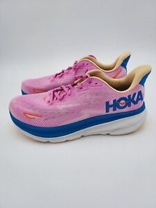 Hoka One Clifton 9 Running Shoes cyclamen/Sweet Lilac Womn's Size 11D