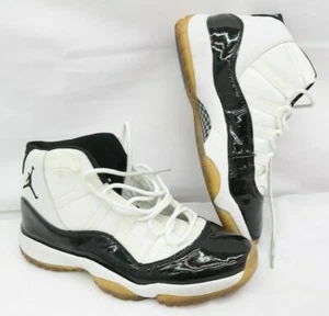 Air Jordan 11 Retro Concord Size 10 Black & White Basketball Shoes 136046-101 EL - Picture 1 of 12